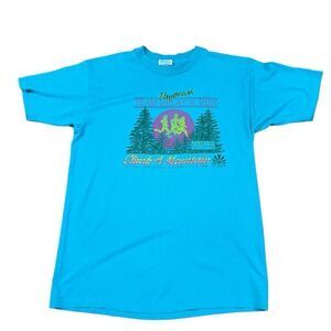 Vintage Day Break Park Relay Run Event Graphic T Shirt Men's L